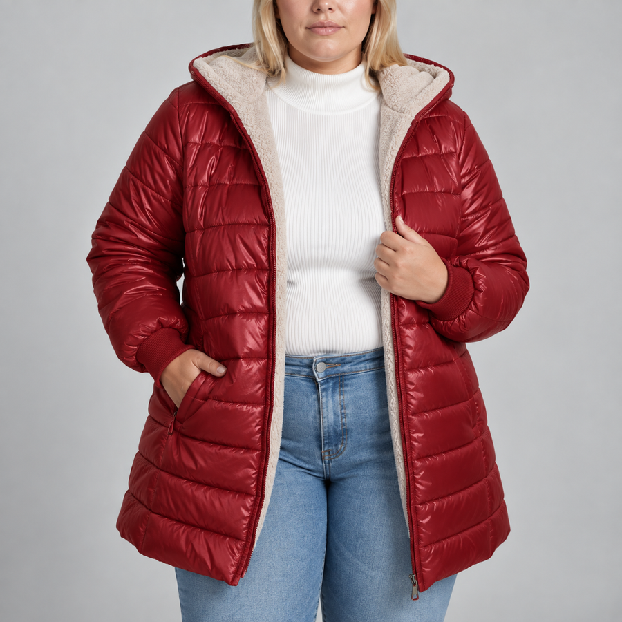 Elara | Sherpa Lined Puffer Jacket