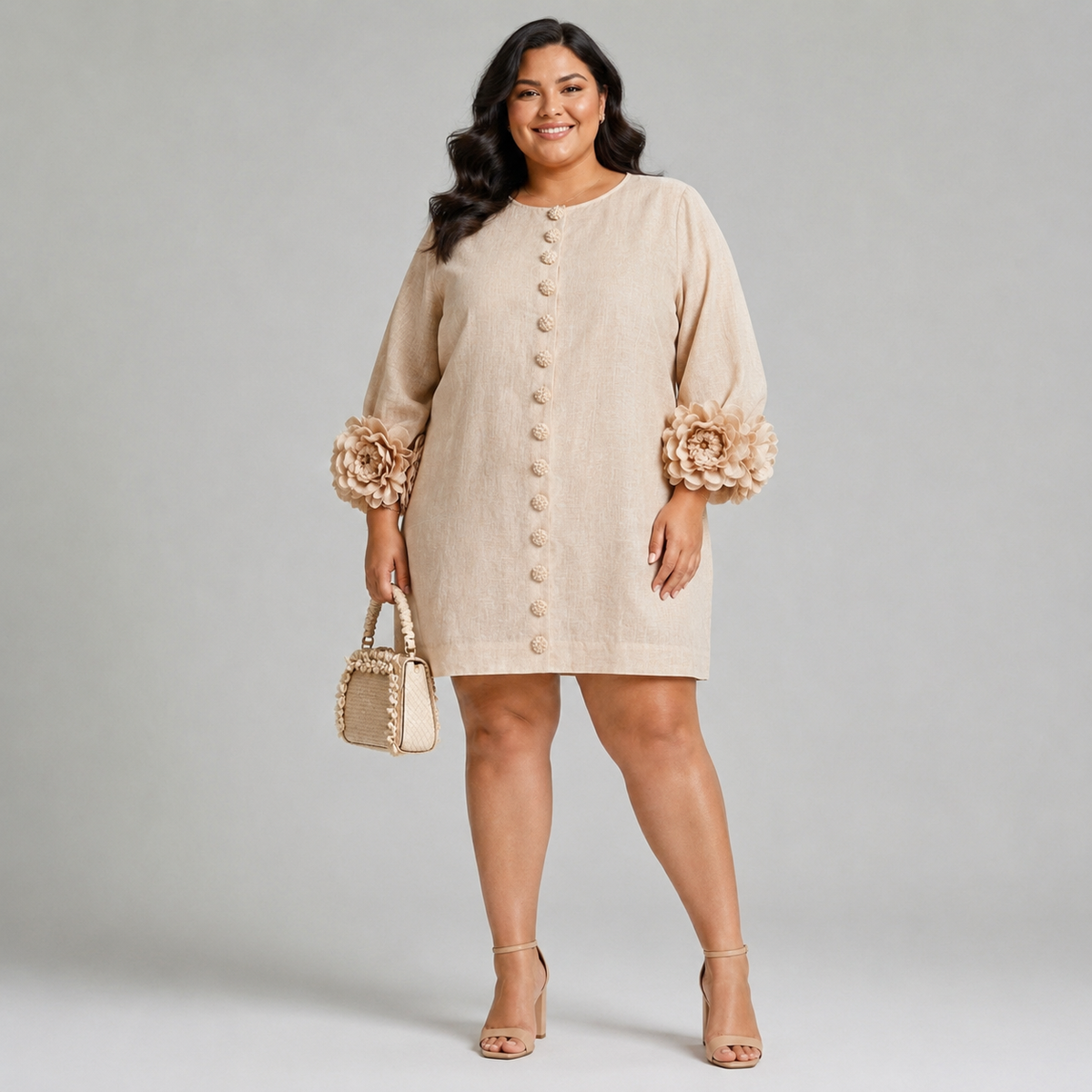Henrietta Button-Down Mini Dress