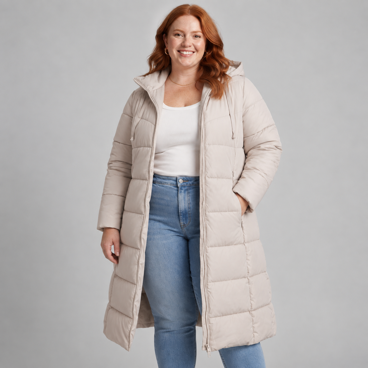 Clover | Longline Puffer Jacket