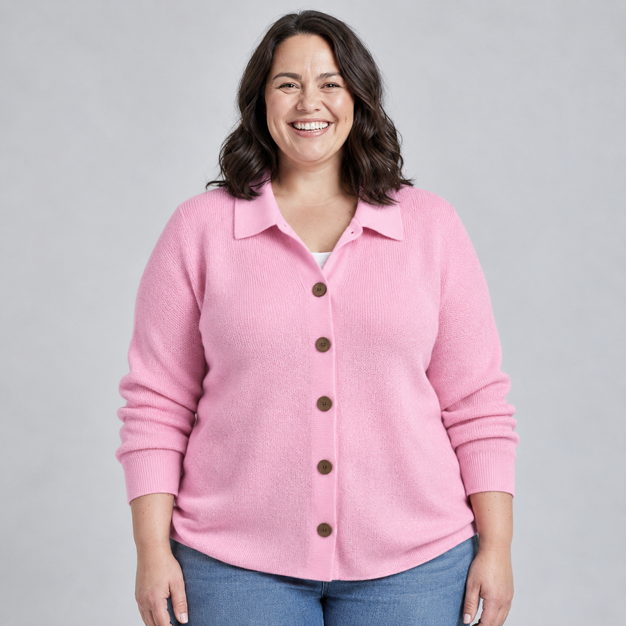 Riah Button-Up Knit Cardigan