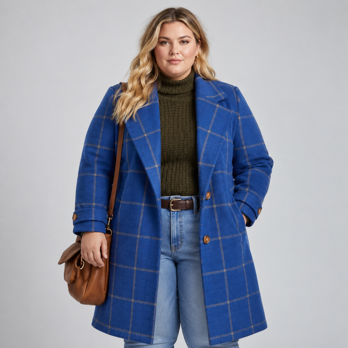 Oxford | Wool Check Coat