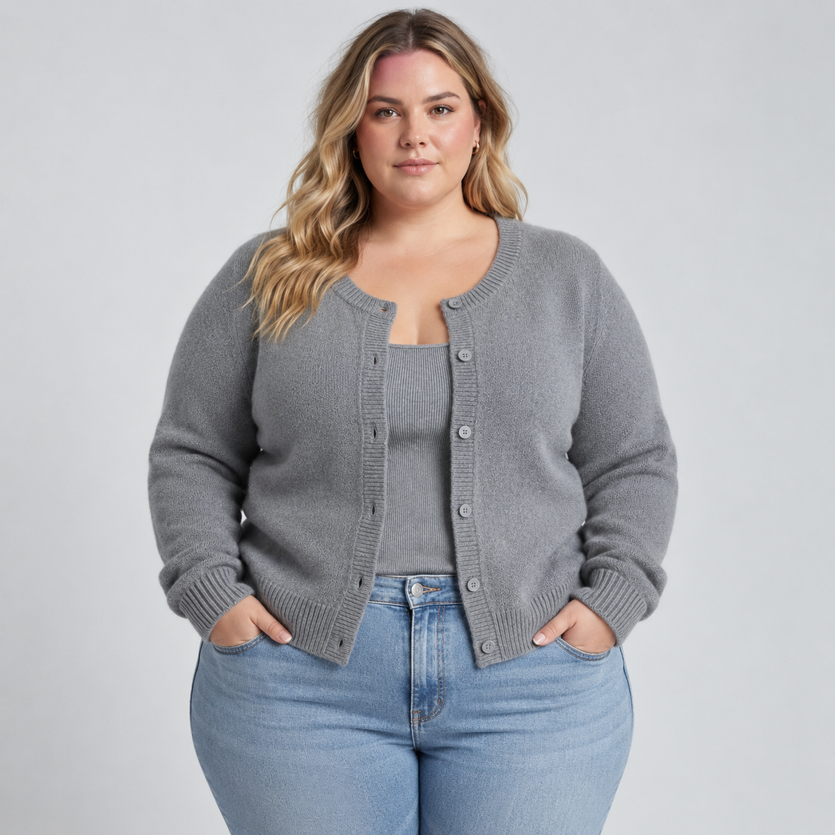 Amelia | Soft Knit Button Cardigan