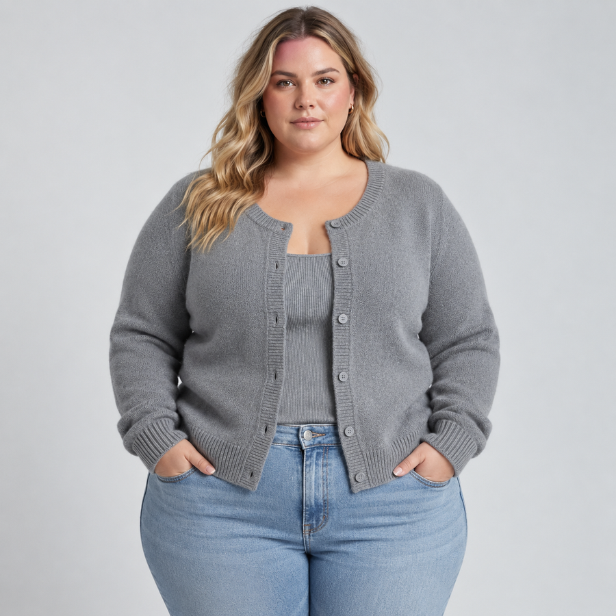 Amelia | Soft Knit Button Cardigan