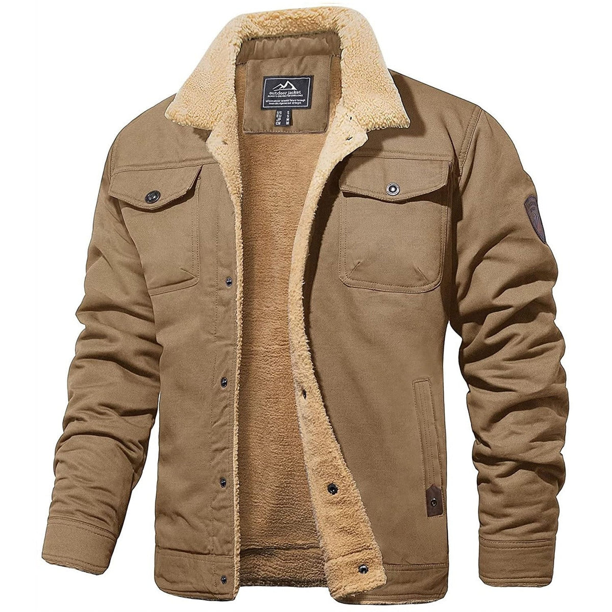 Daniel | Sherpa-Lined Bomber Jacket