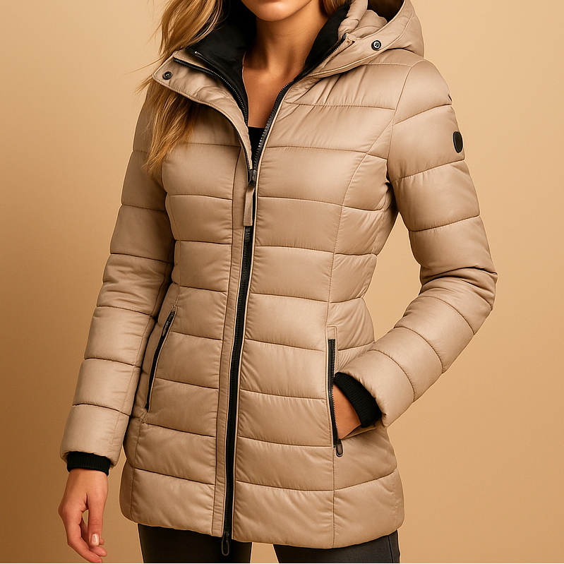 Elize - Lightweight, Quilted Down Jacket