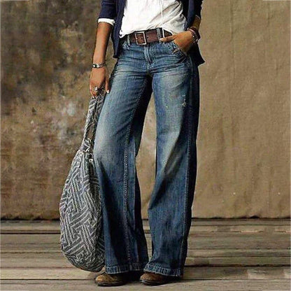 Lina | Retro Wide Leg Jeans