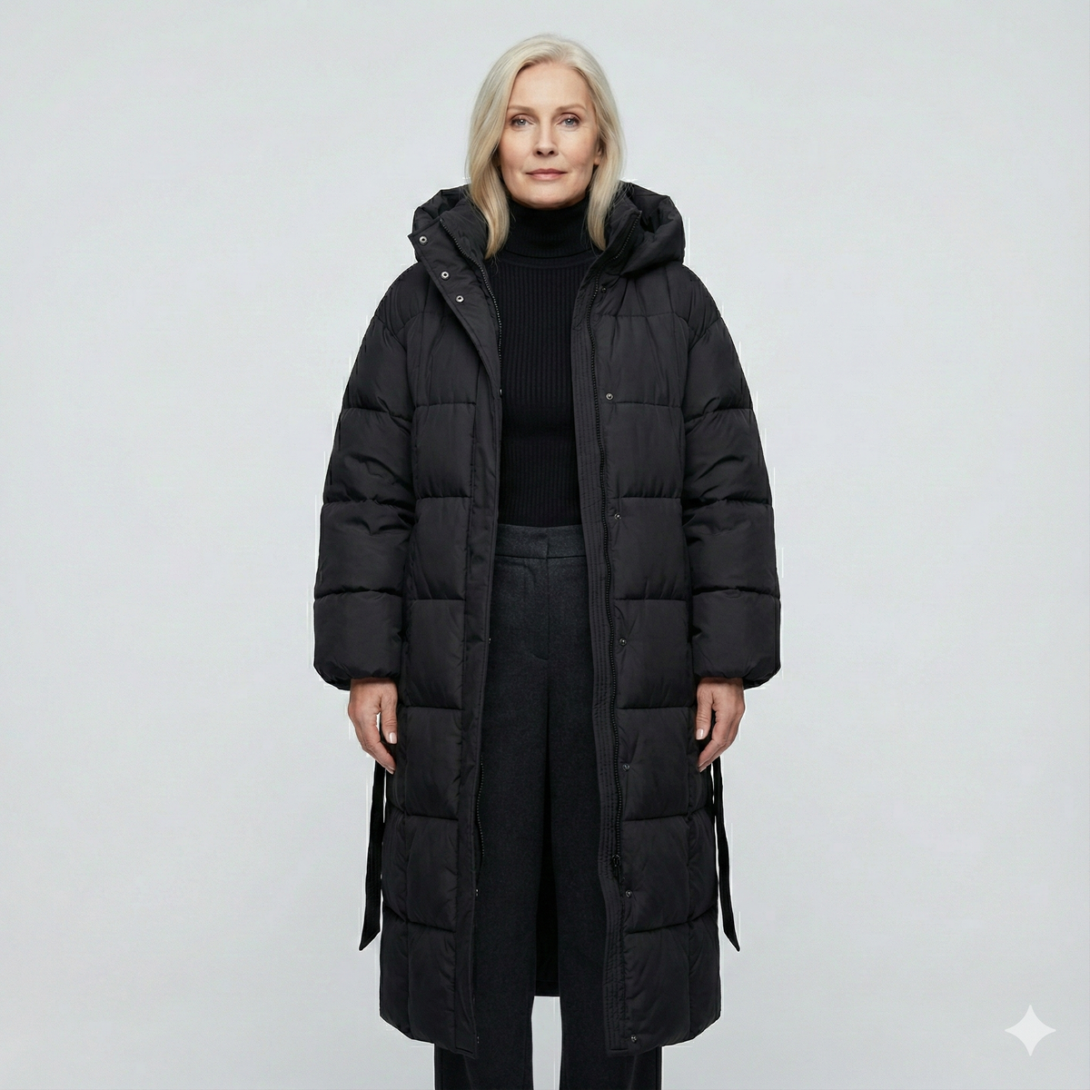 Carmen | Longline Belted Puffer Coat