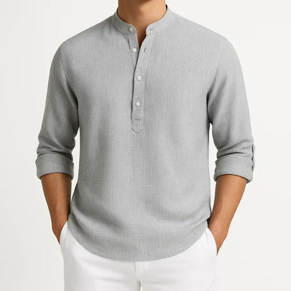 GUNTER – MODERN MANDARIN COLLAR SHIRT
