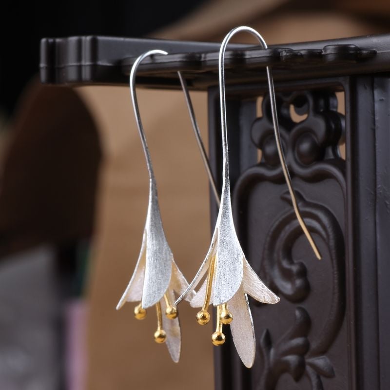 Exclusive Silver Floral | Earrings