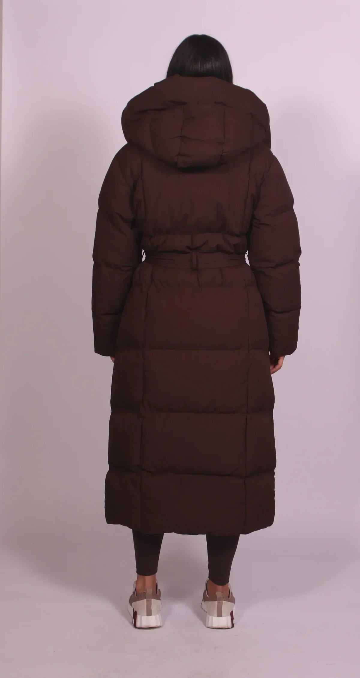 Carmen | Longline Belted Puffer Coat