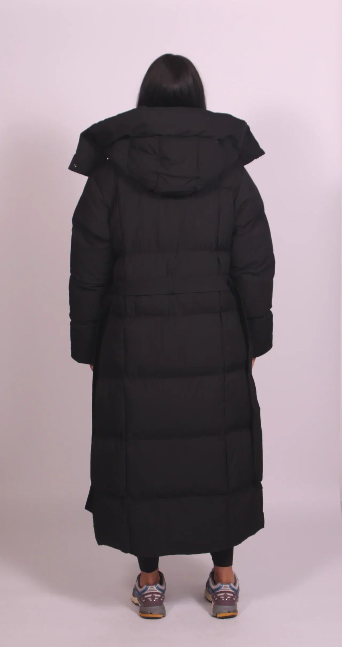 Carmen | Longline Belted Puffer Coat