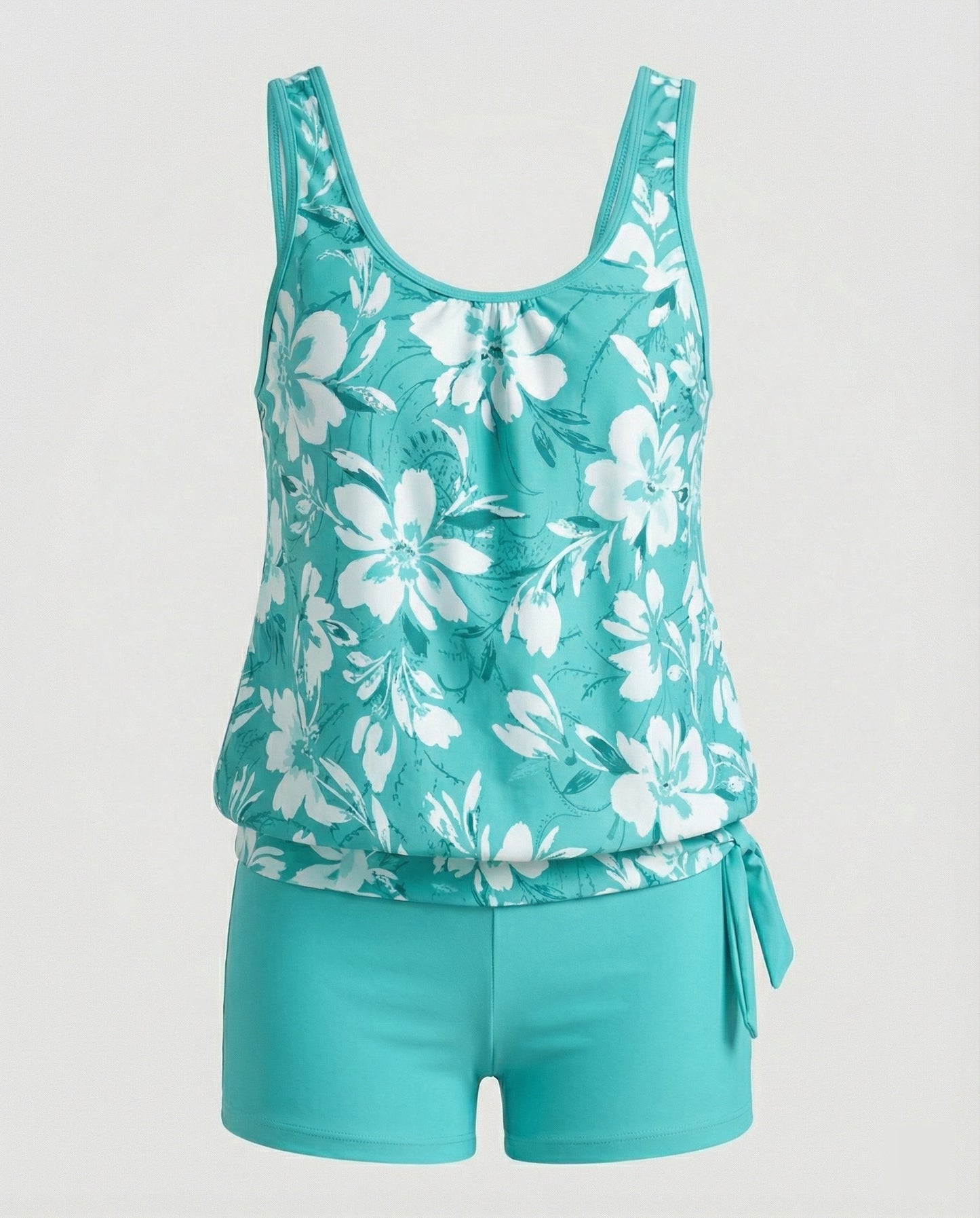 Ines | Dames Bloemenprint Tankini Badset