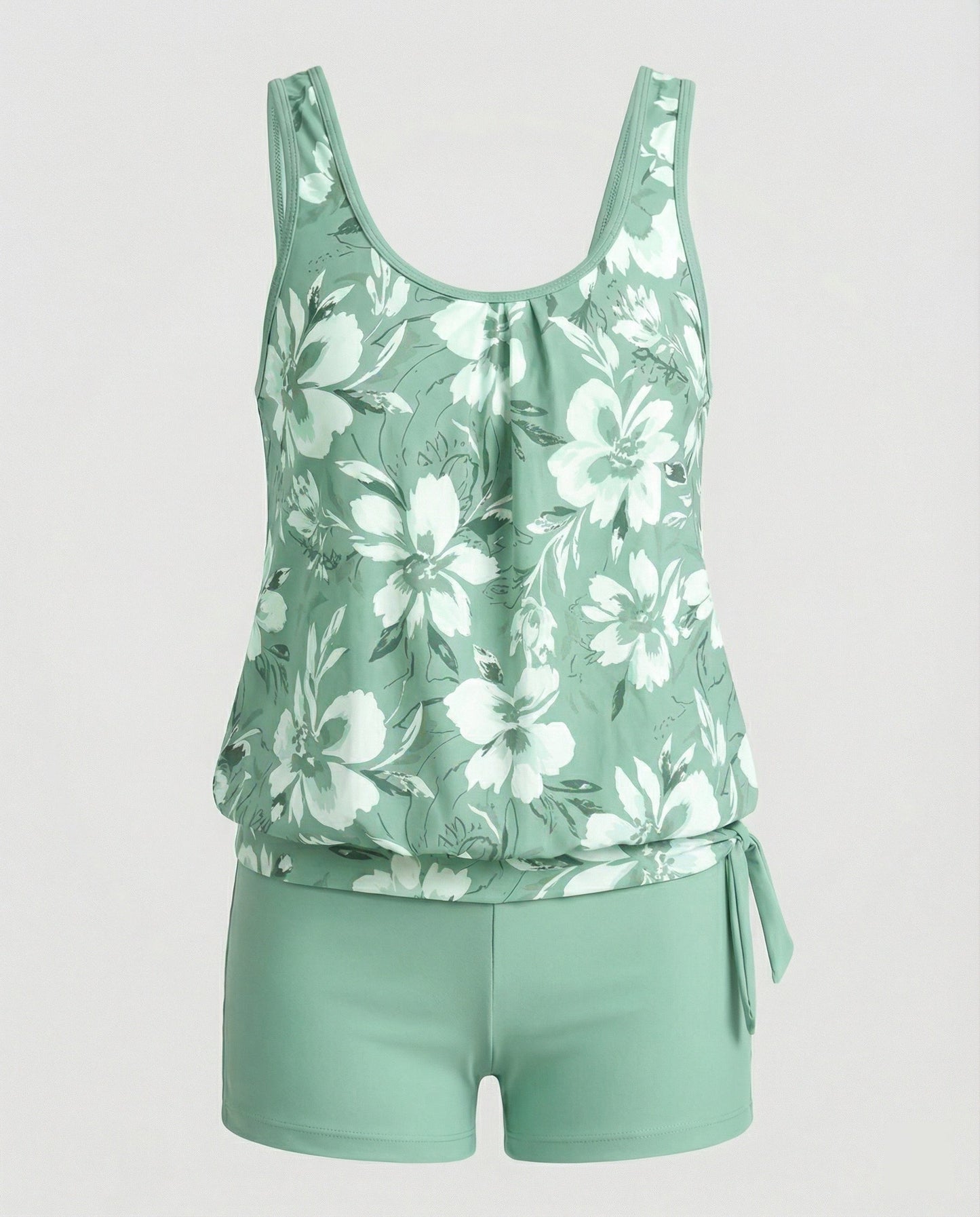 Ines | Dames Bloemenprint Tankini Badset
