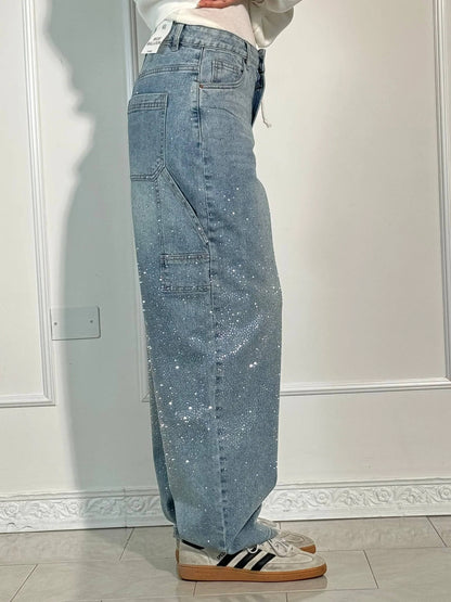 Victoria | High-Waist Glitter Jeans