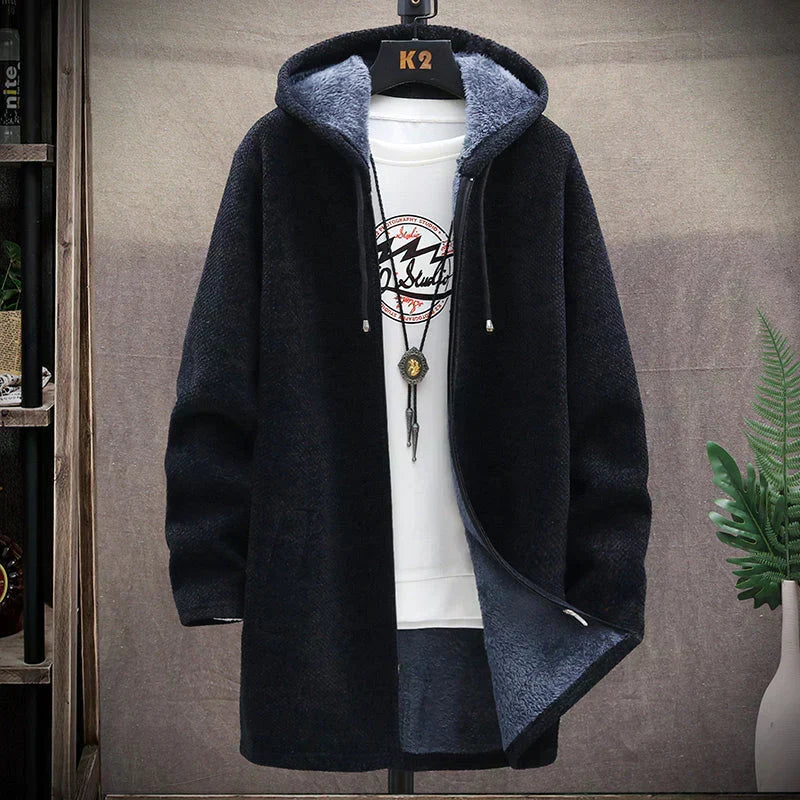 AIDEN – COZY FLEECE-LINED HOODED JACKET