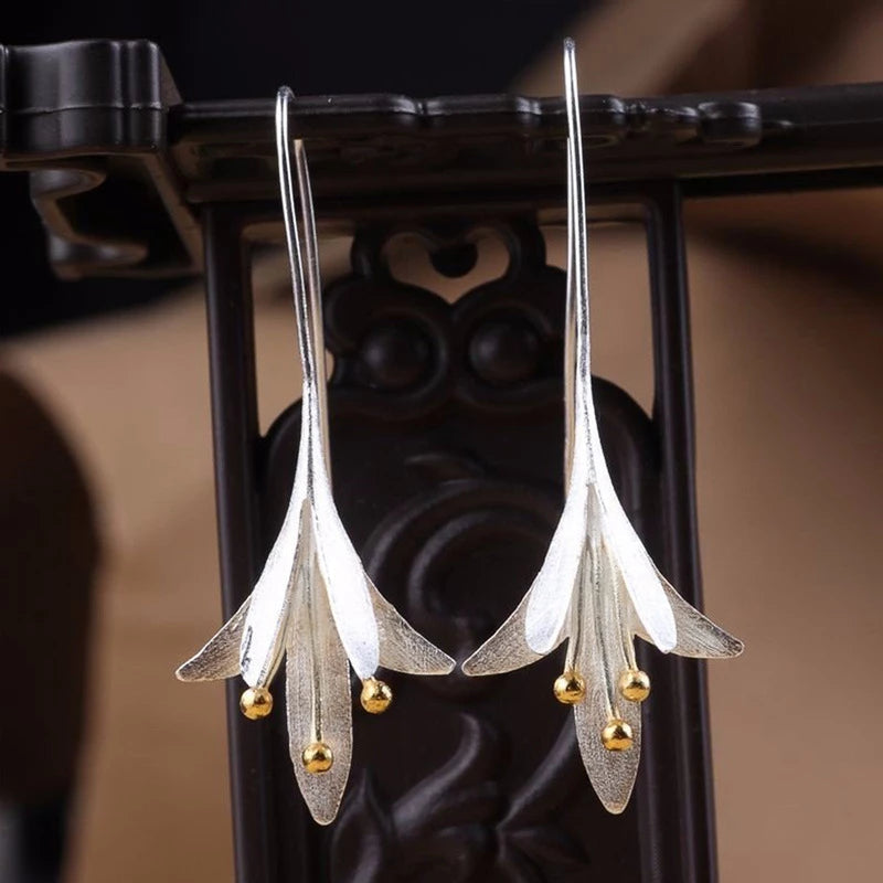 Exclusive Silver Floral | Earrings
