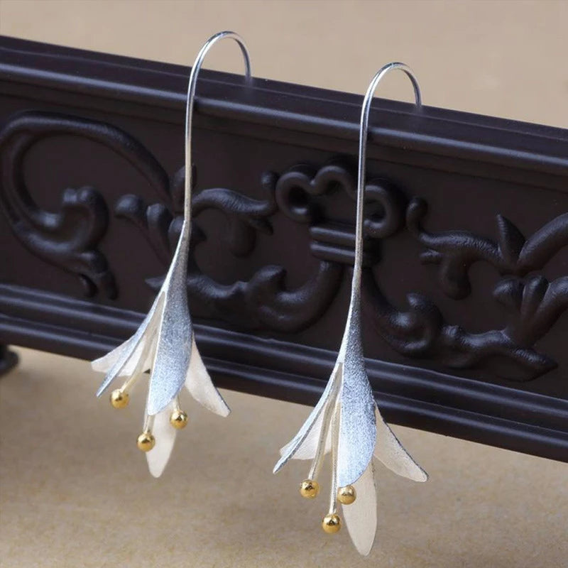 Exclusive Silver Floral | Earrings