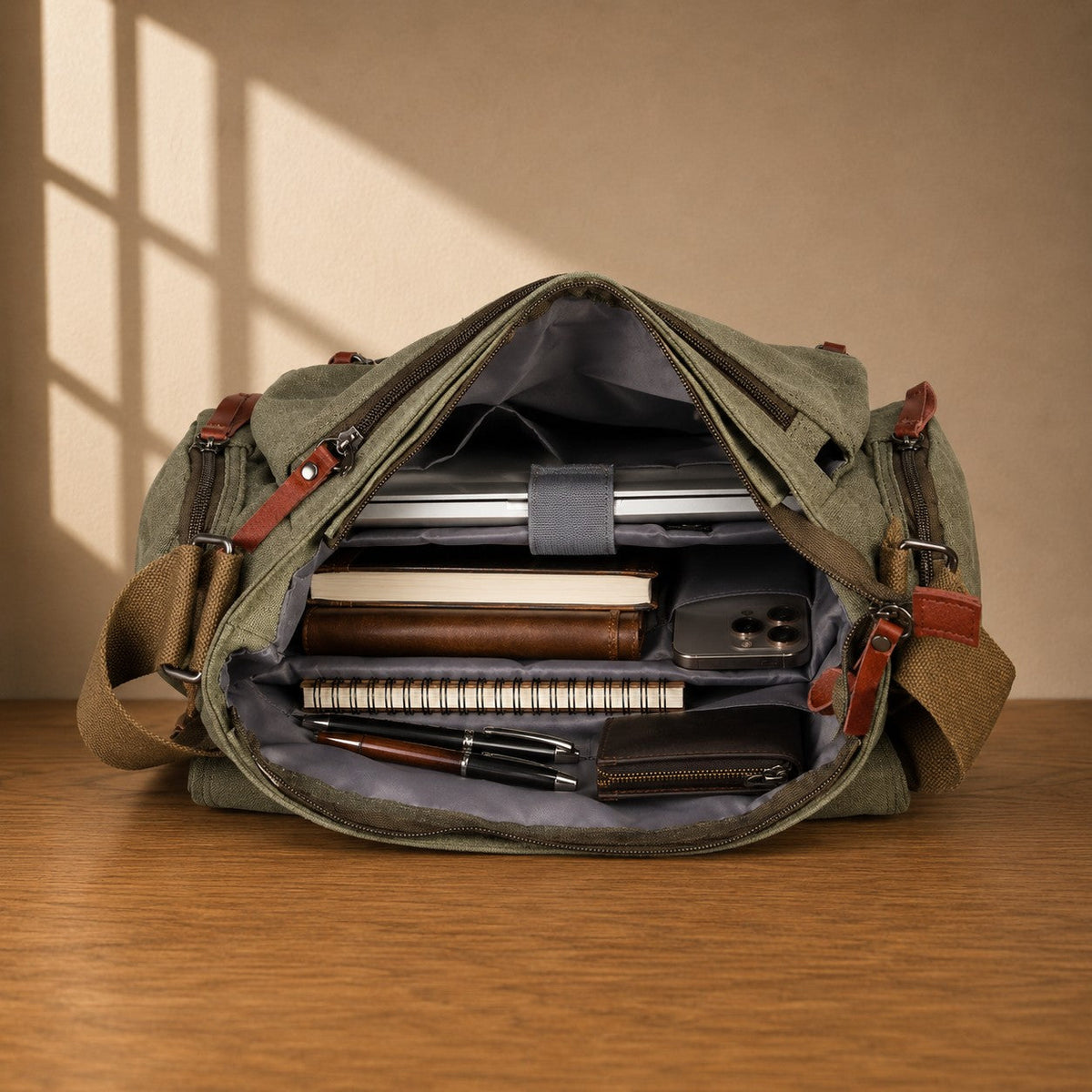 RUGGED CANVAS POSTMAN BAGS