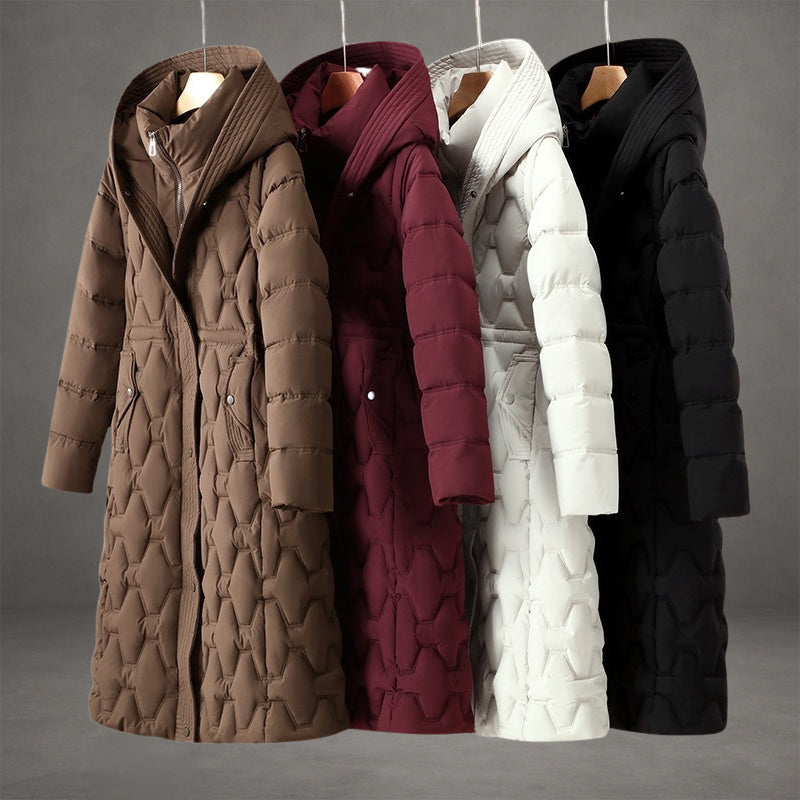 Helen | Longline Hooded Down Coat