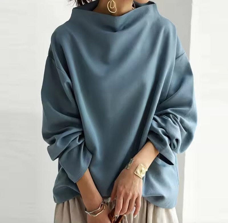 Isabella | Elegant High-Neck Relaxed Sweater