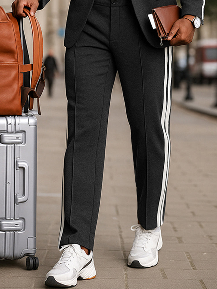 Mason™ | Modern Side Stripe Blazer Pants Set