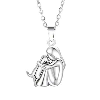 Dog Embrace Necklace