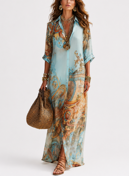 Lorna | Mediterranean Shirt Dress