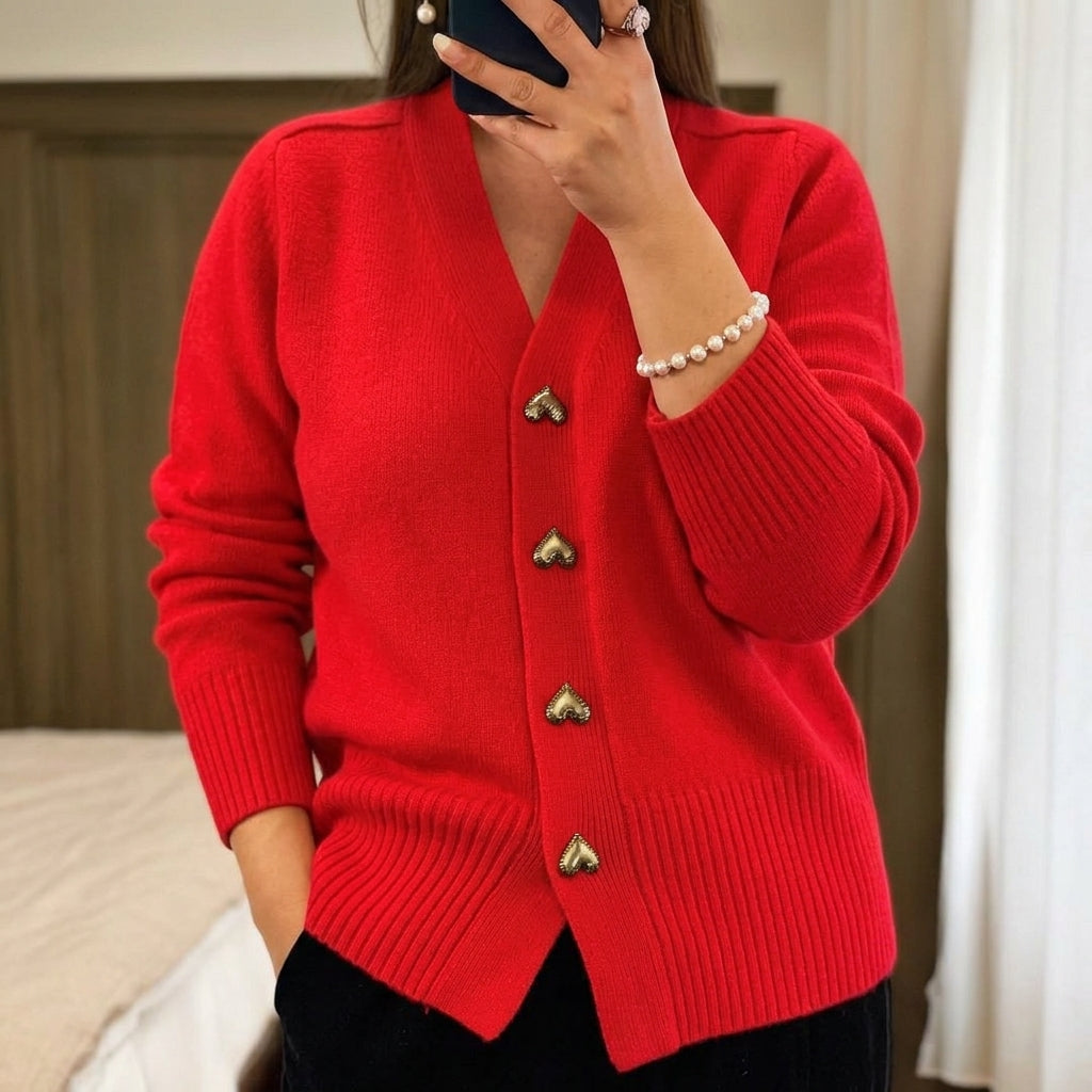 Camille | V-Neck Cardigan