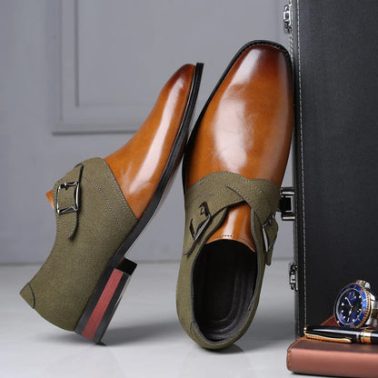 Evelyn - Buckle Suede Loafer
