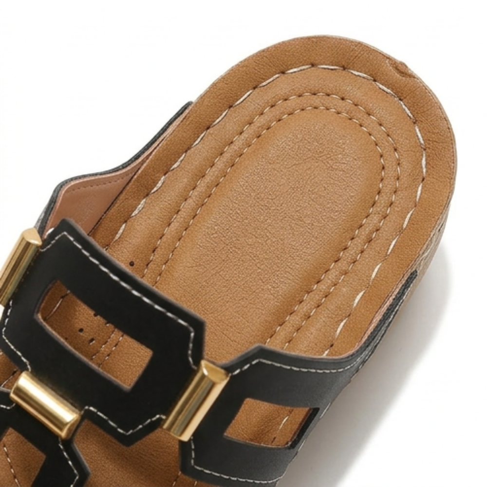 Soleva | Cut-Out Platform Sandals