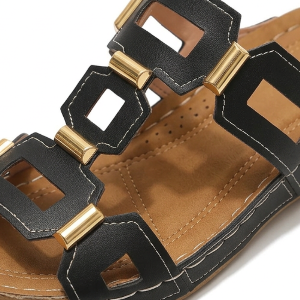 Soleva | Cut-Out Platform Sandals