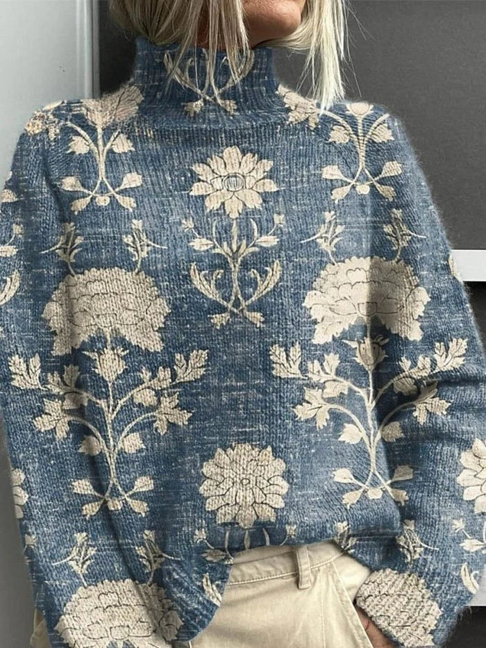 ELIZA - WOODLAND WHISPER TURTLENECK SWEATER