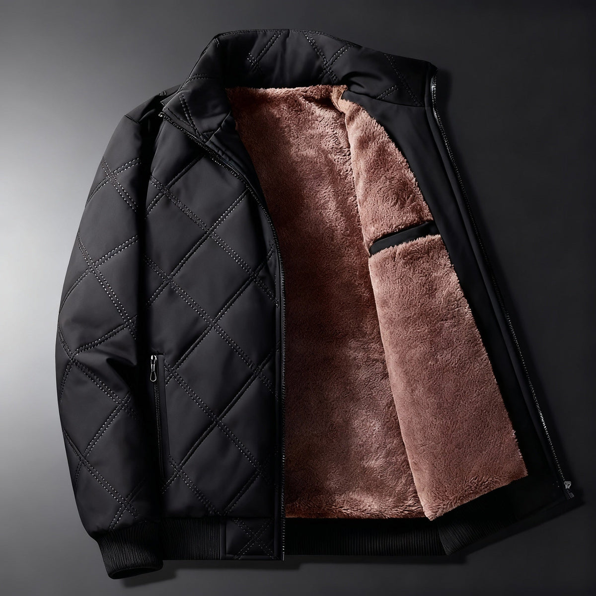 Elliot | Quilted Fleece Jacket