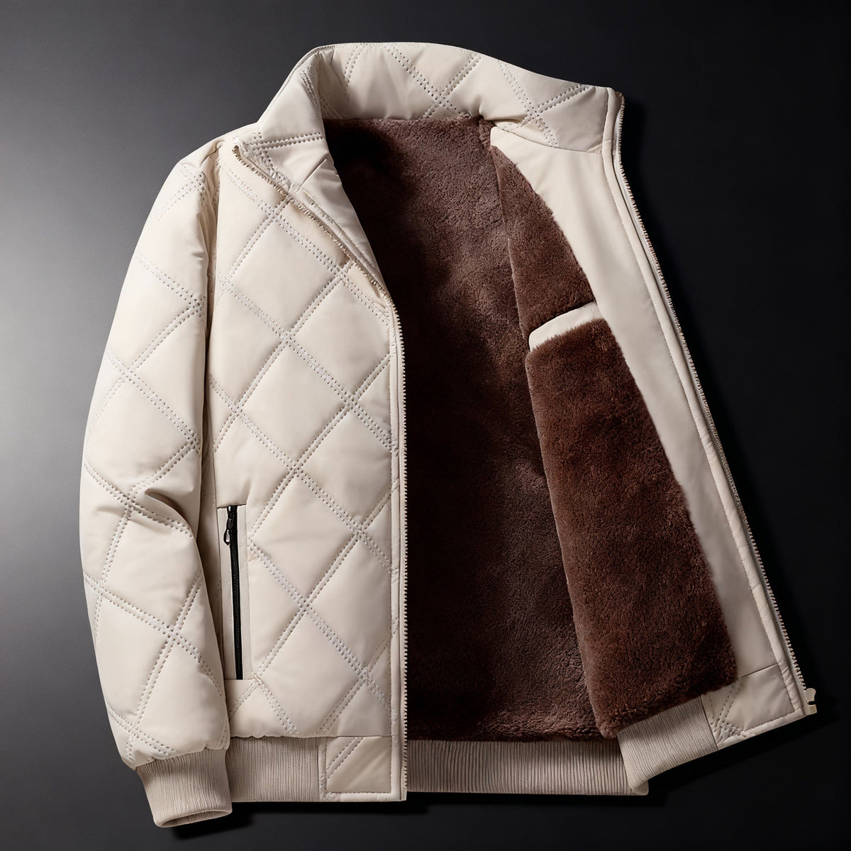 Elliot | Quilted Fleece Jacket
