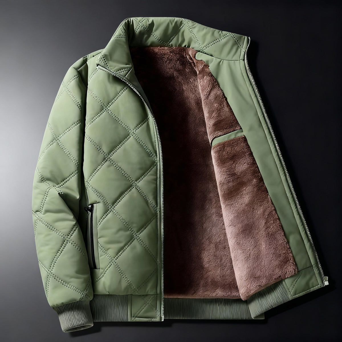 Elliot | Quilted Fleece Jacket