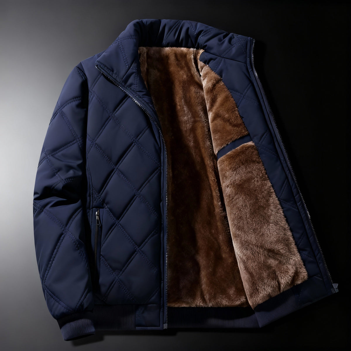 Elliot | Quilted Fleece Jacket
