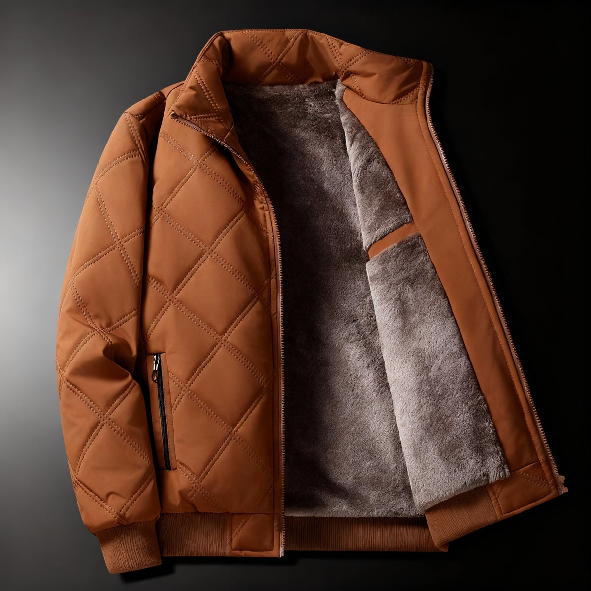 Elliot | Quilted Fleece Jacket