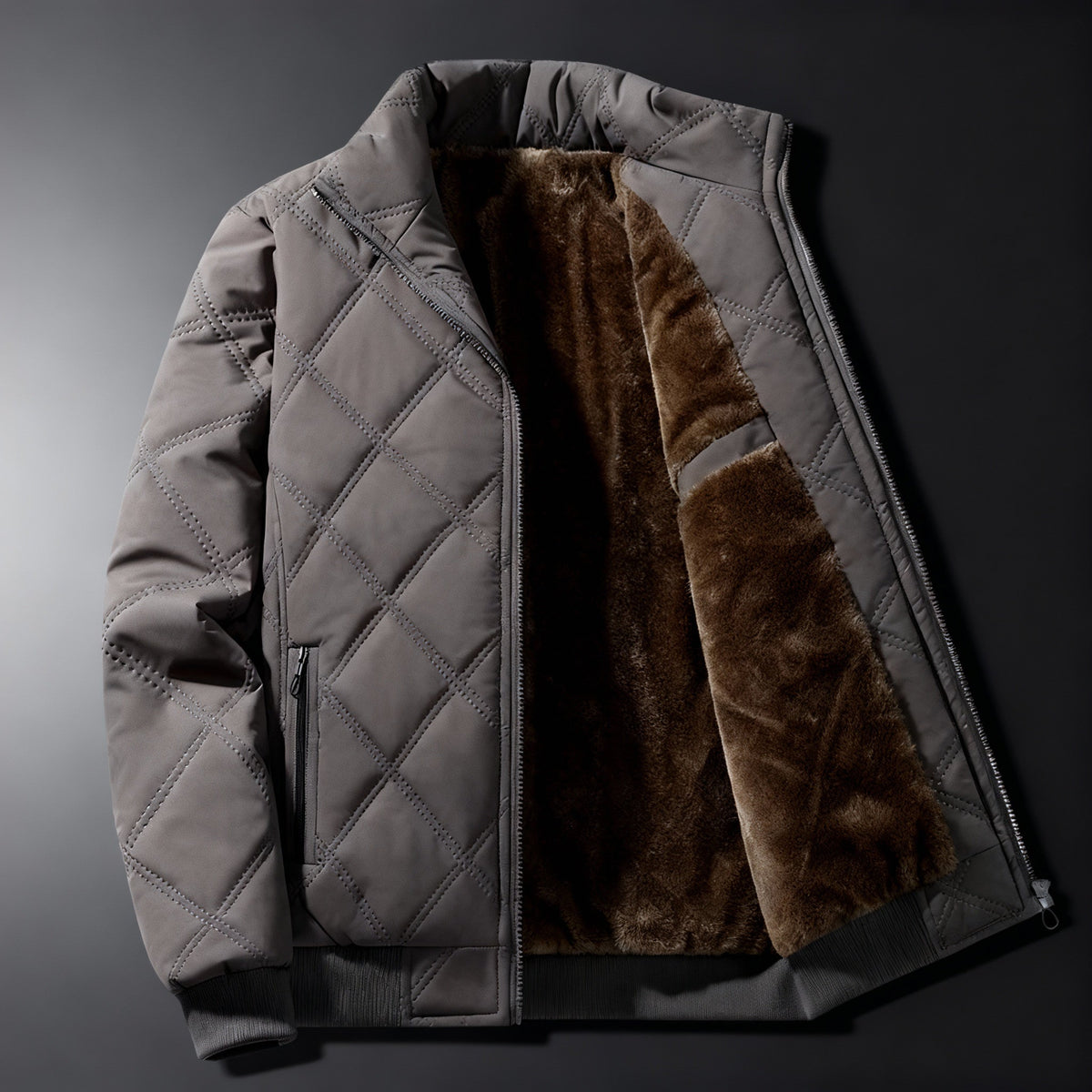 Elliot | Quilted Fleece Jacket