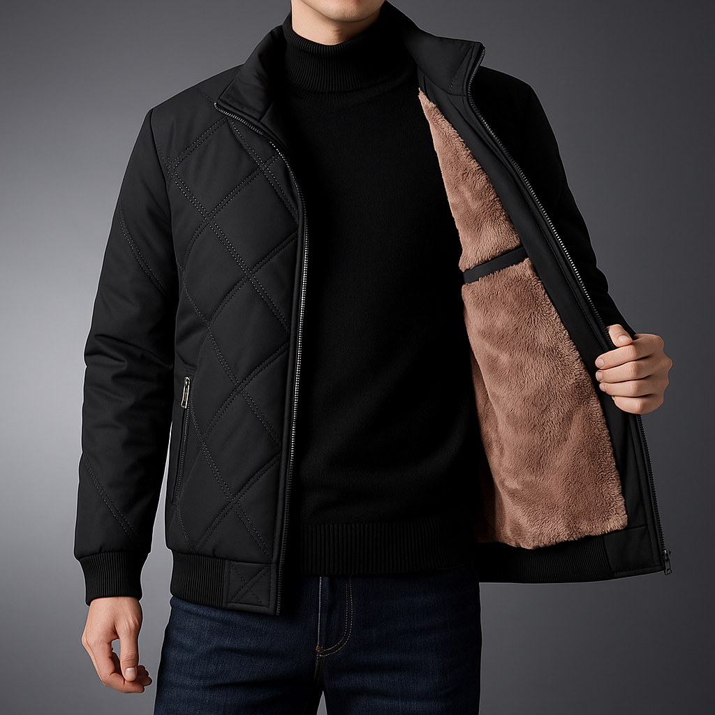 Elliot | Quilted Fleece Jacket