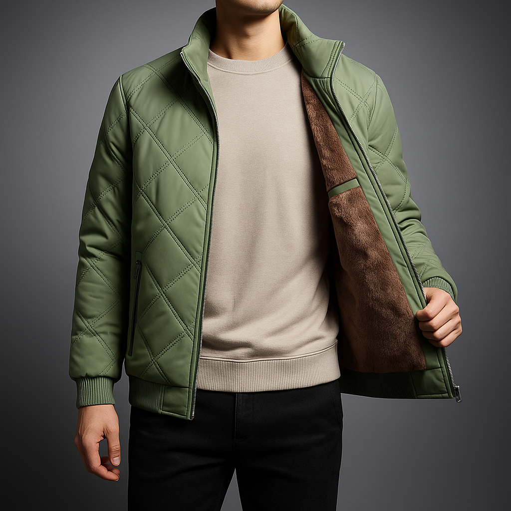 Elliot | Quilted Fleece Jacket