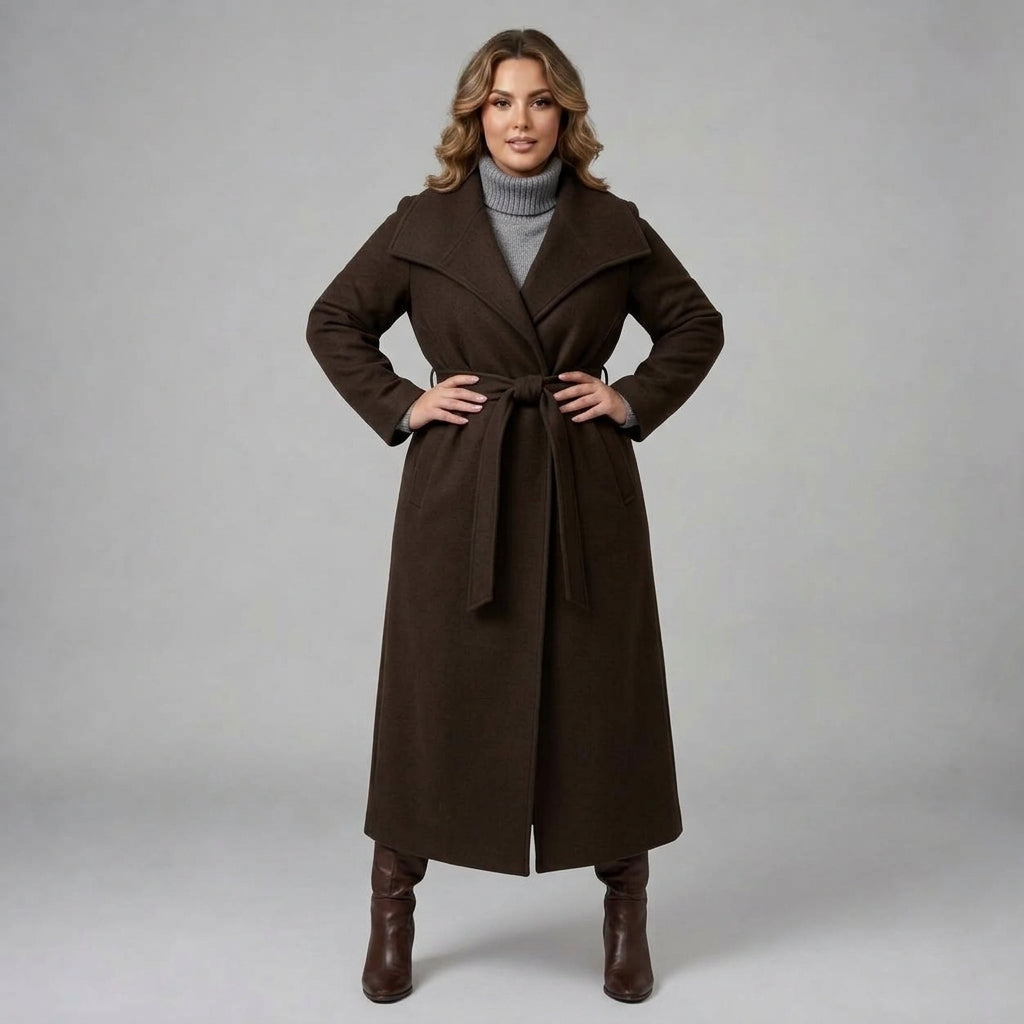 Aveline | Wool Belt Coat