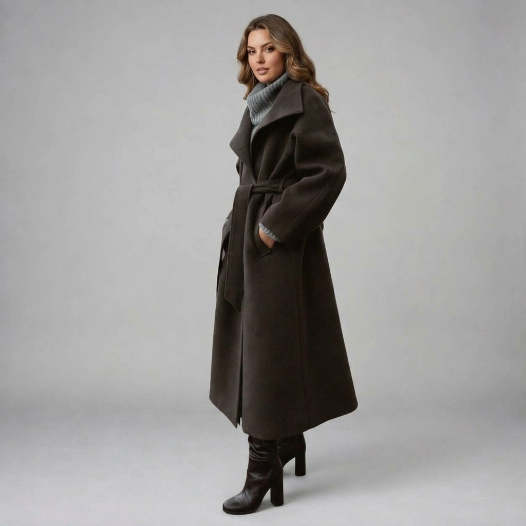 Aveline | Wool Belt Coat