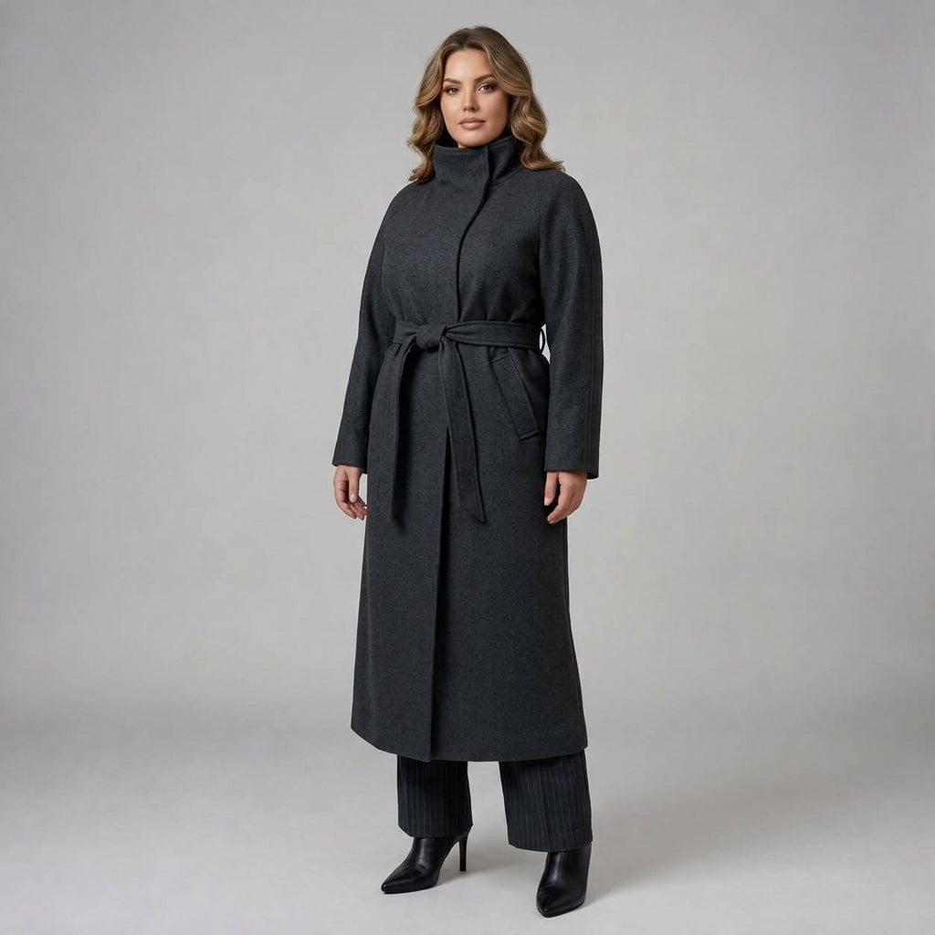 Aveline | Wool Belt Coat
