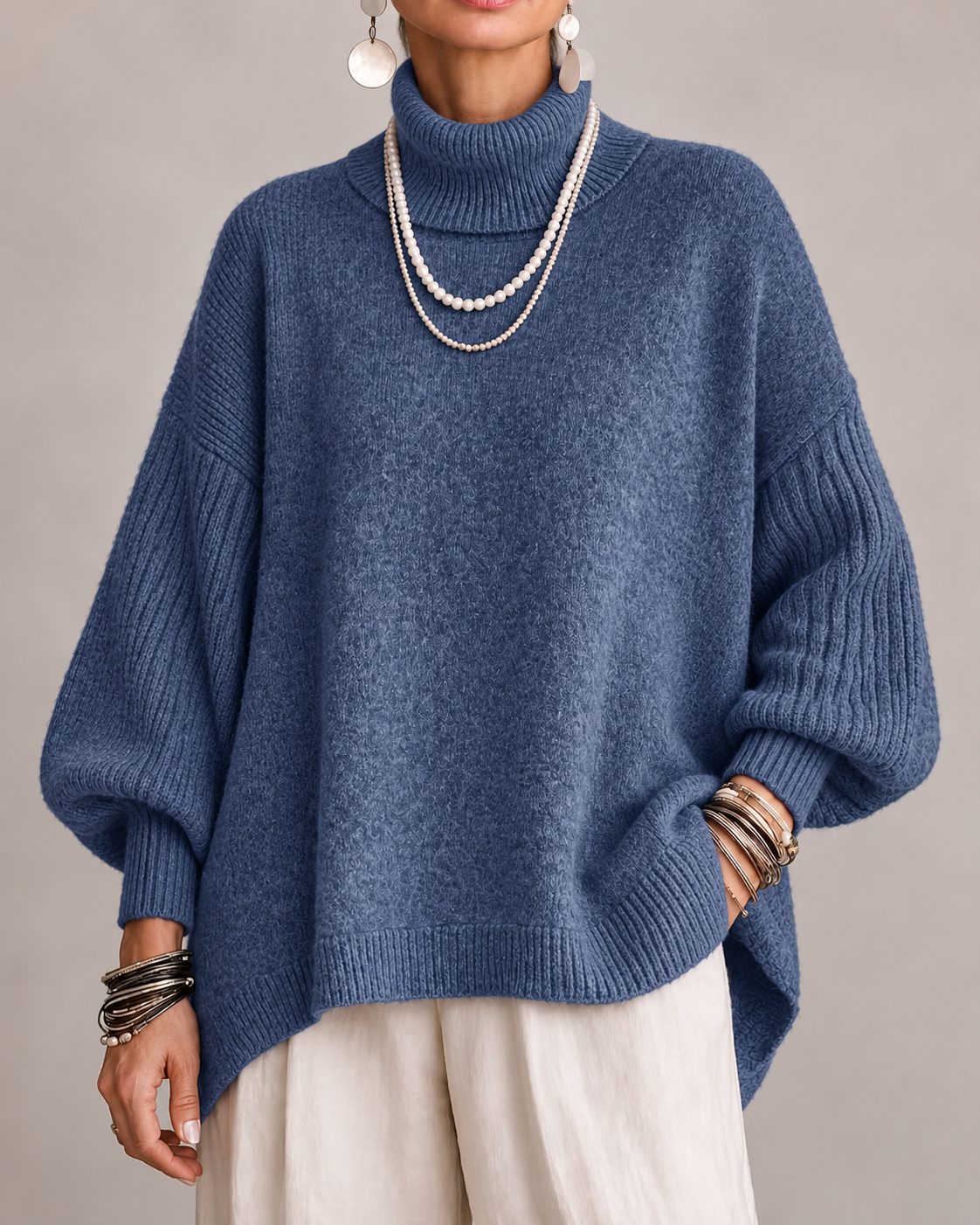 Kathleen | Relaxed Roll-Neck Jumper