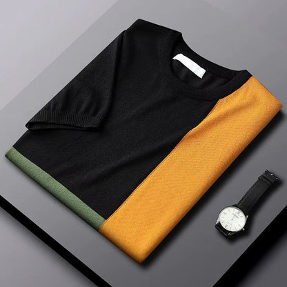 MASON – MODERN BLOCK KNIT TEE
