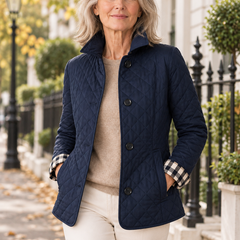 Arianell - Lightweight Quilted Jacket worn by a mature London model