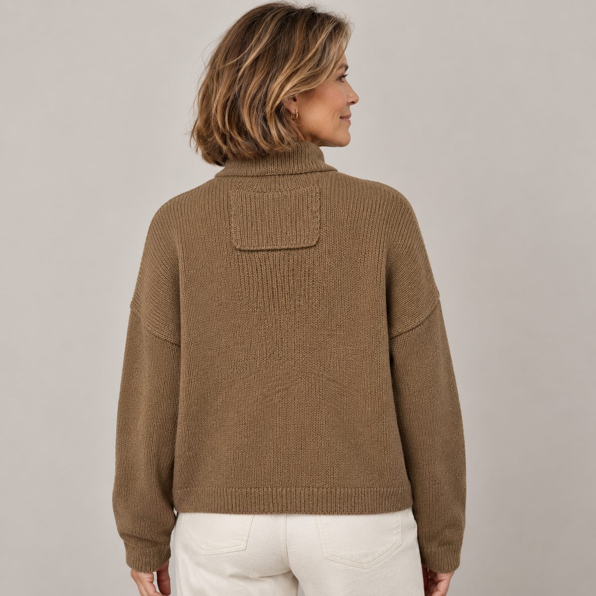 Sybilla | Stand Collar Button Cardigan