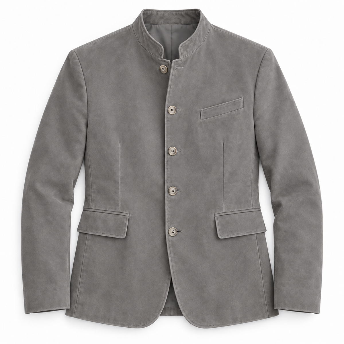 Averdon Premium Tailored Coat in grey on a white background