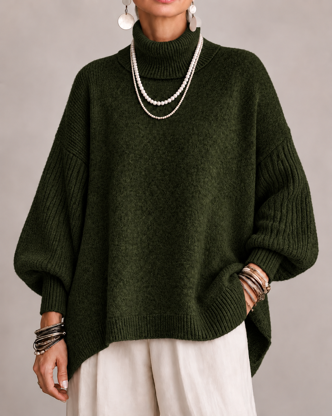 Kathleen | Relaxed Roll-Neck Jumper