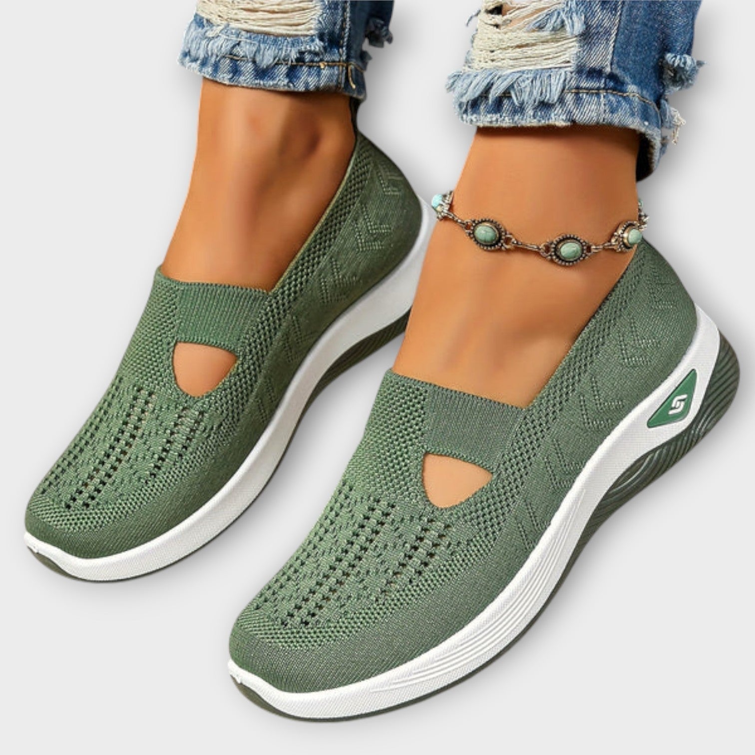 Lunara™ | Comfortable Knit Slip-On Walking Shoes